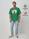 Мужская футболка оверсайз / Boston Celtics