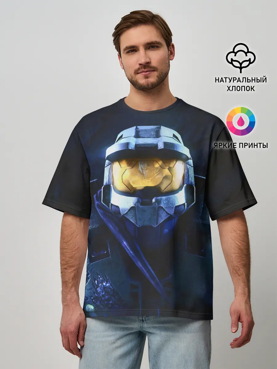 Мужская футболка оверсайз / Последний Спартанец