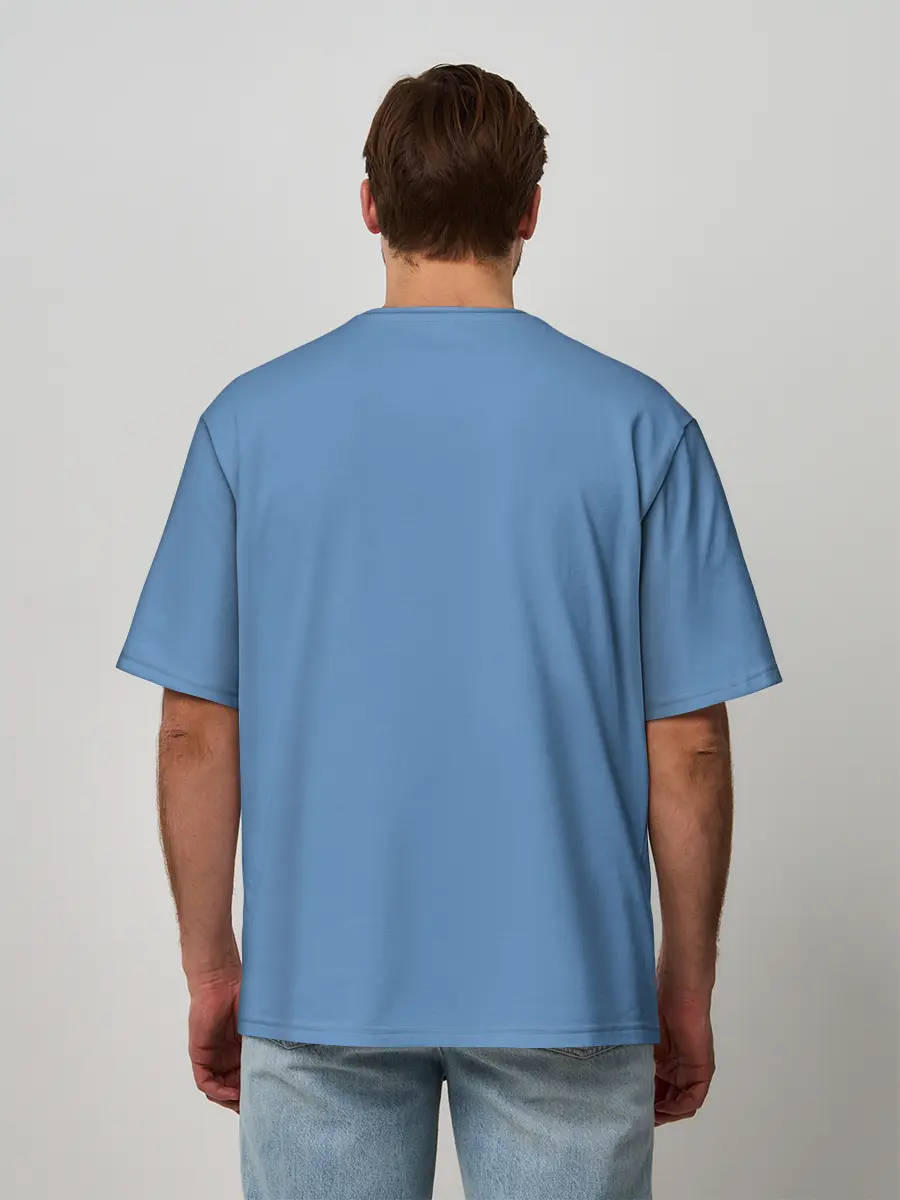 Мужская футболка оверсайз / дневная фурия