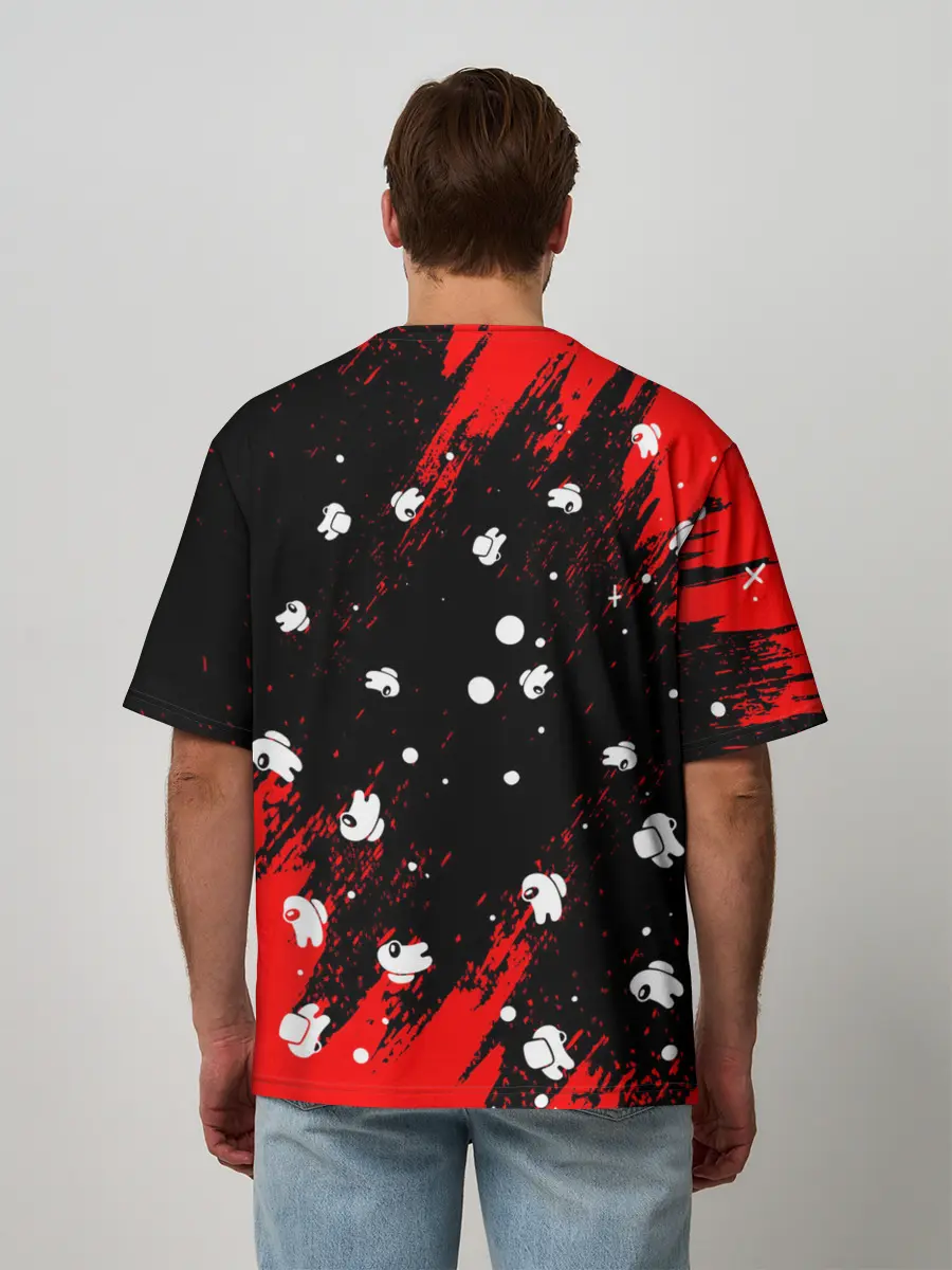 Мужская футболка оверсайз / Among Us