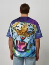 Мужская футболка оверсайз / Рычащий Шархан
