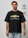 Мужская футболка оверсайз / Chevrolet