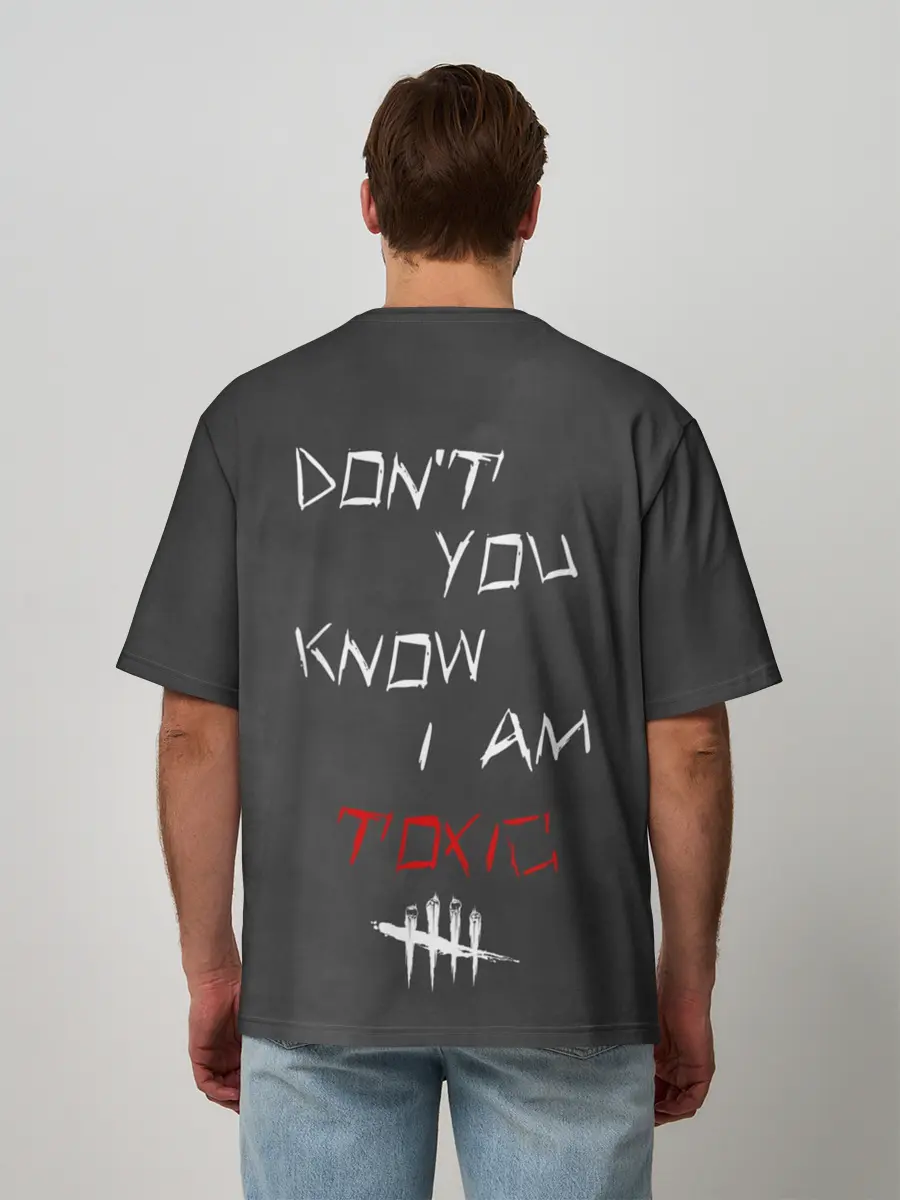 Мужская футболка оверсайз / I am TOXIC