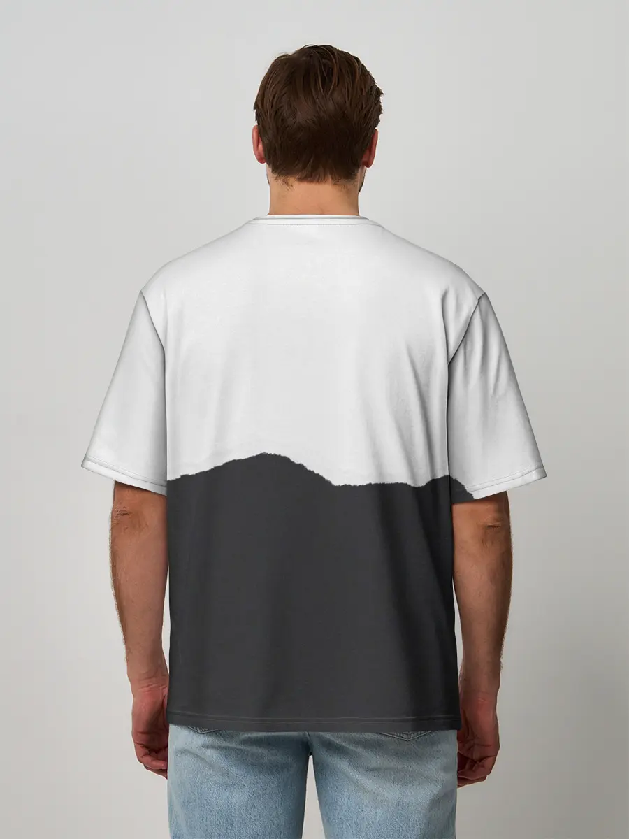 Мужская футболка оверсайз / только ты пари