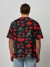Мужская футболка оверсайз / Card suits