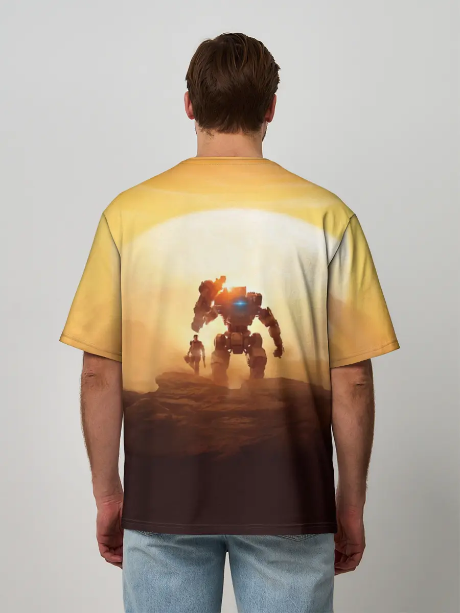 Мужская футболка оверсайз / Titanfall