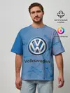 Мужская футболка оверсайз / Фольцваген