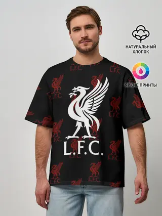 Мужская футболка оверсайз / Liverpool