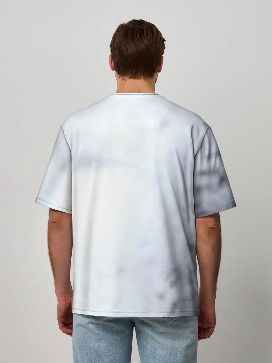 Мужская футболка оверсайз / Австралийская овчарка