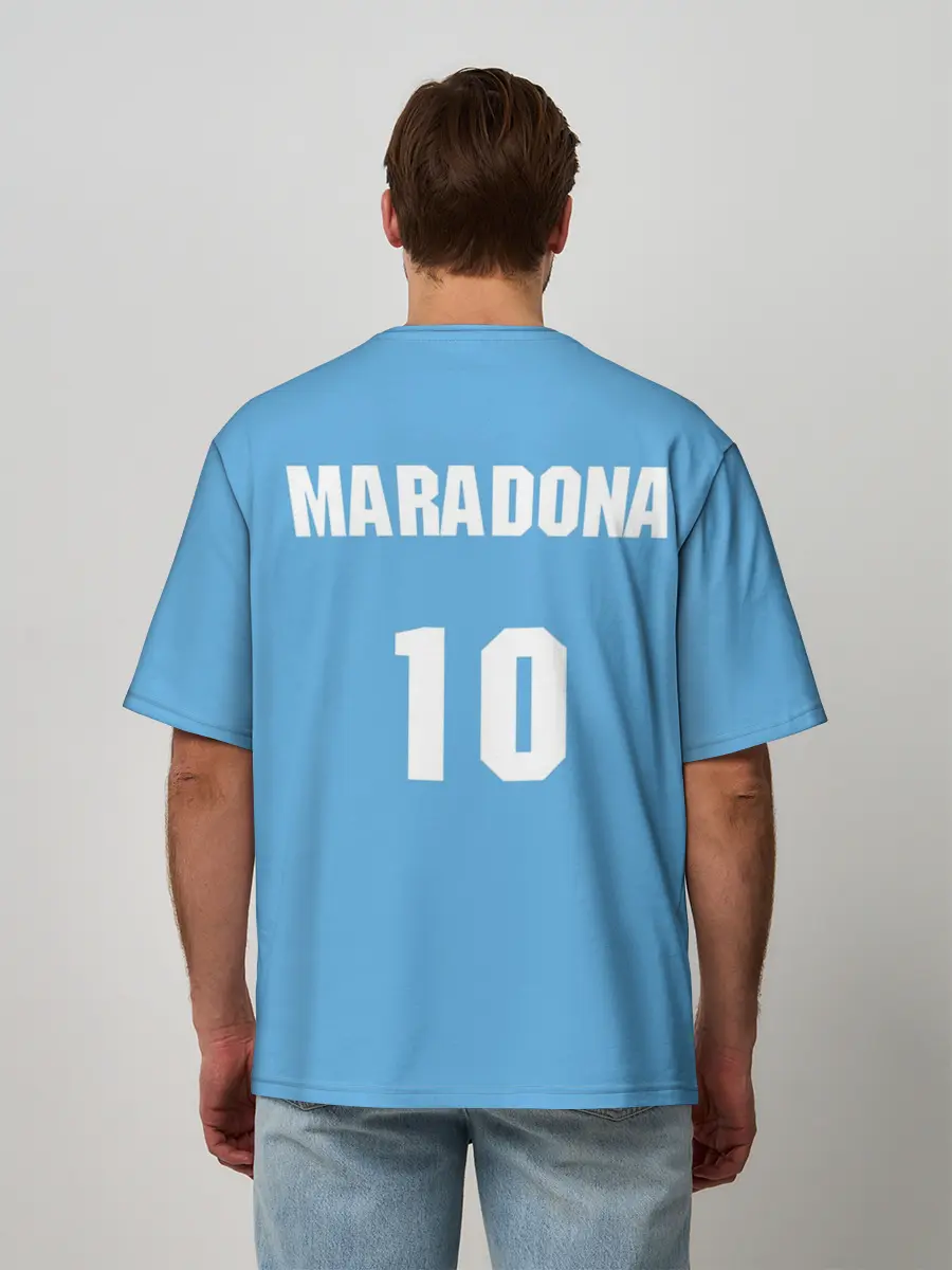 Мужская футболка оверсайз / Форма Наполи