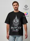 Мужская футболка оверсайз / PUNKS NOT DEAD