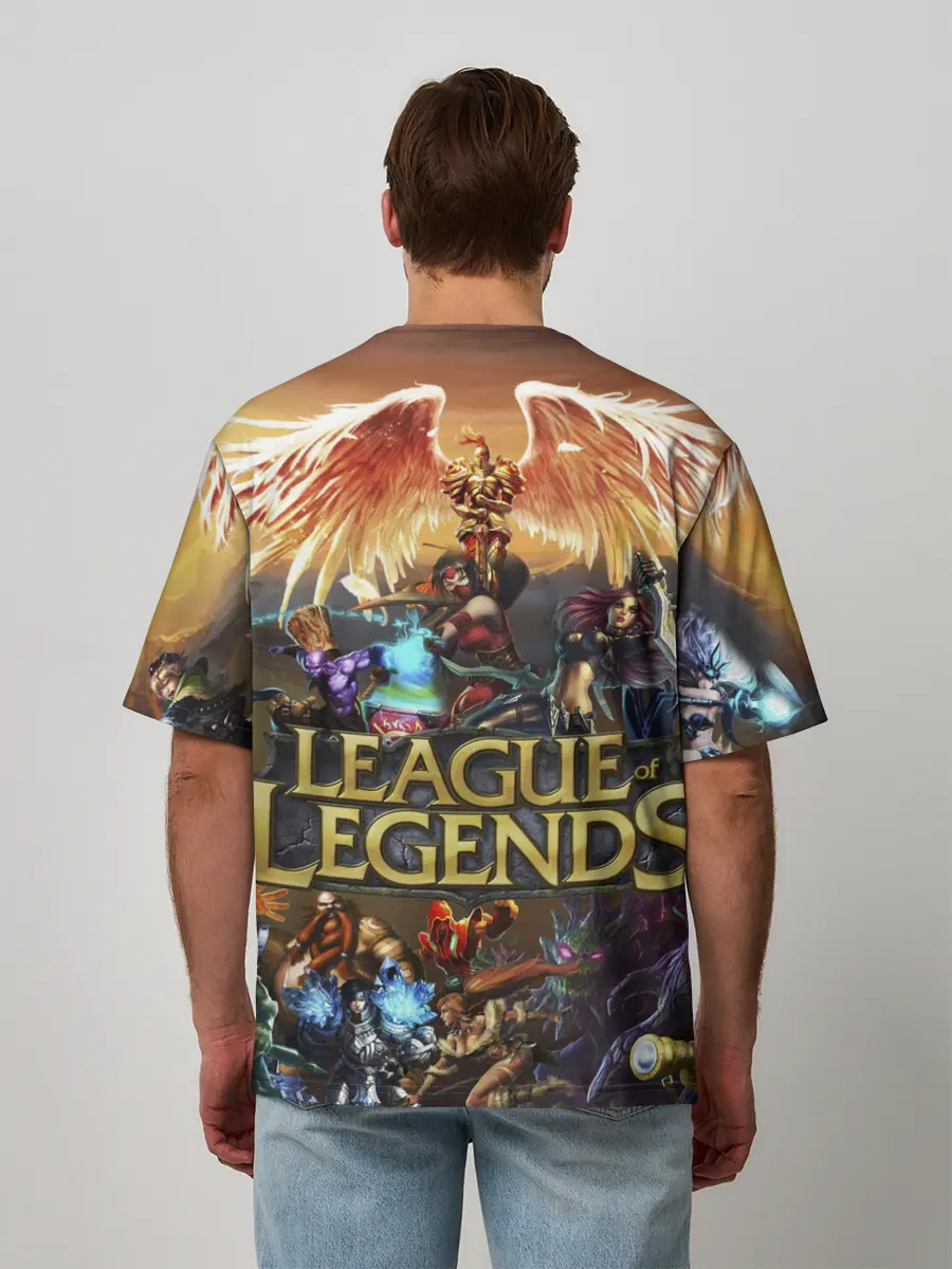 Мужская футболка оверсайз / League of Legends
