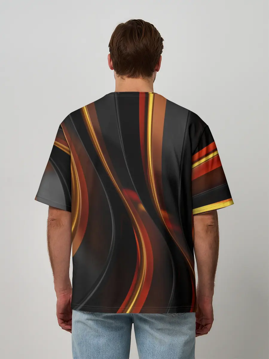 Мужская футболка оверсайз / Unsplash 3D