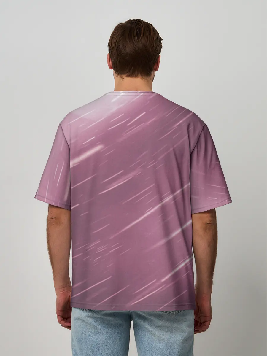 Мужская футболка оверсайз / Незуко Камадо