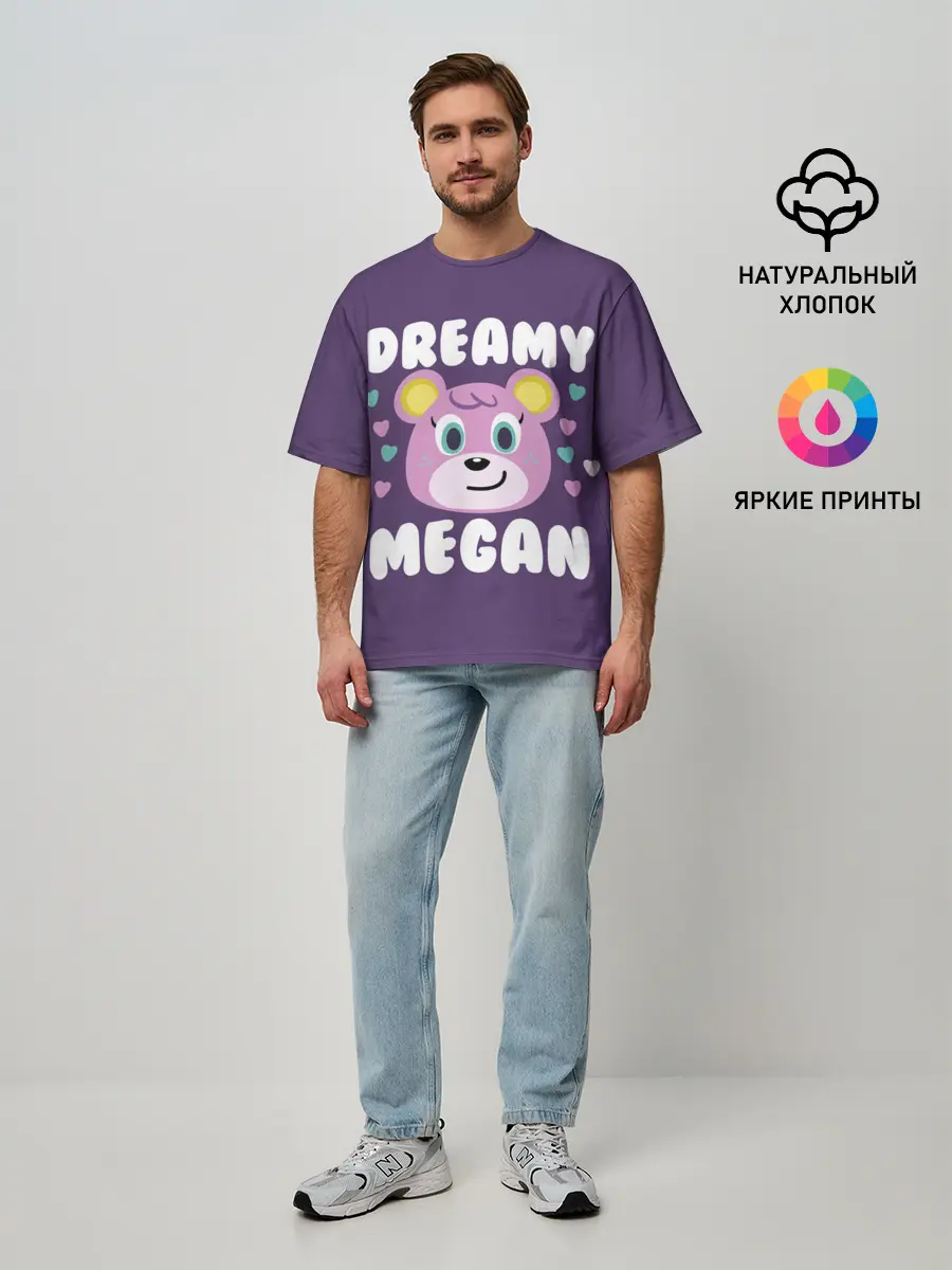 Мужская футболка оверсайз / Dreamy Megan