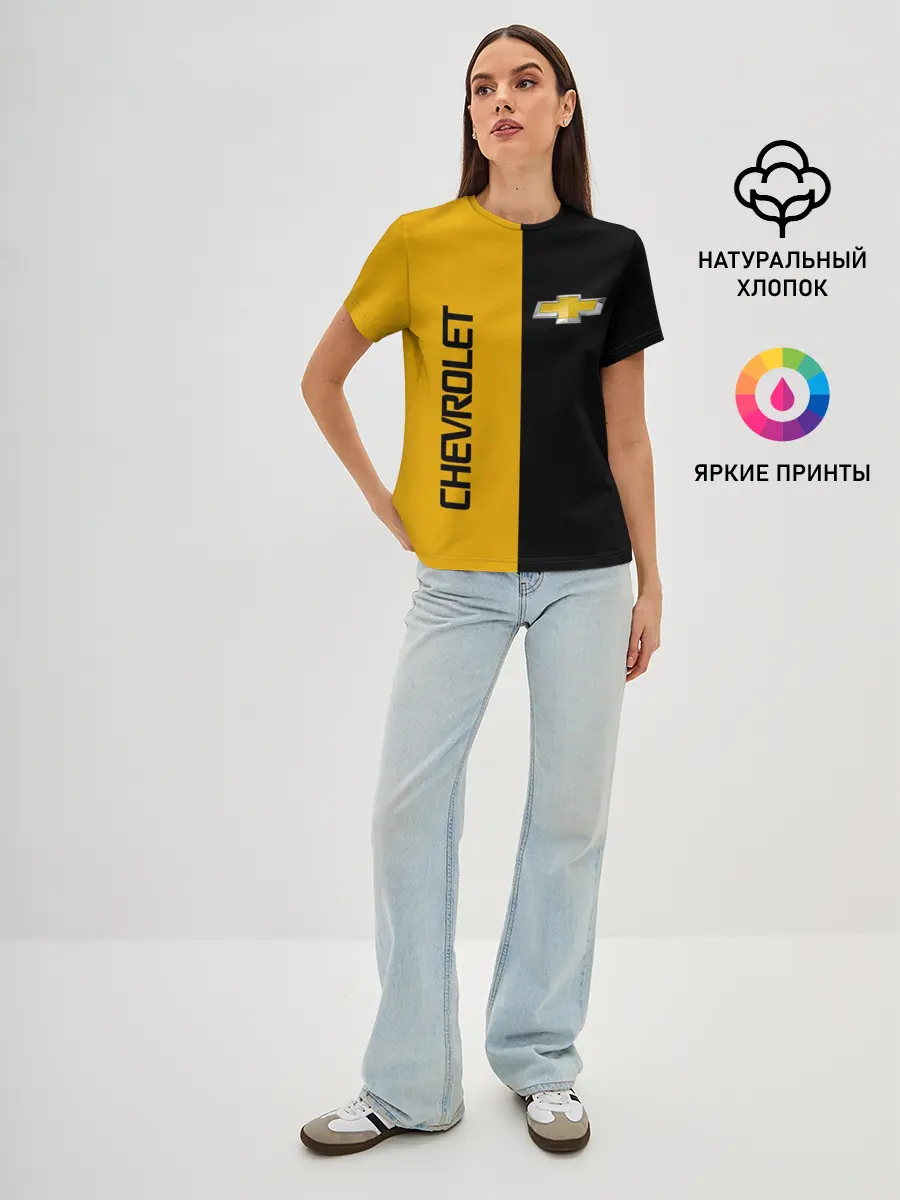 Женская базовая футболка / Шевроле Авто