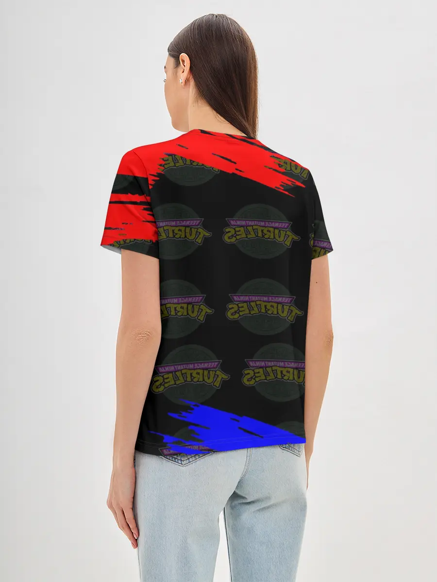 Женская базовая футболка / Черепашки Ниндзя