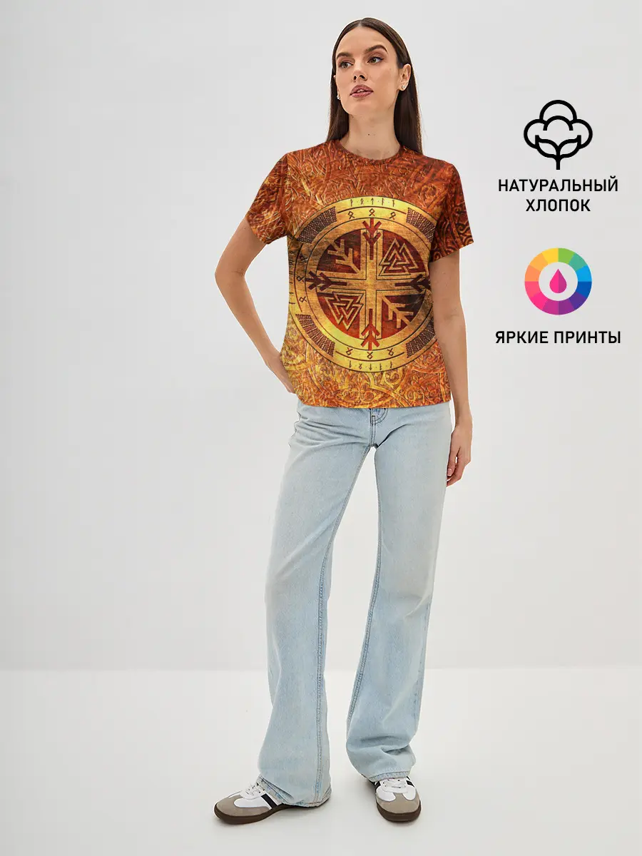 Женская базовая футболка / Кельтские узоры