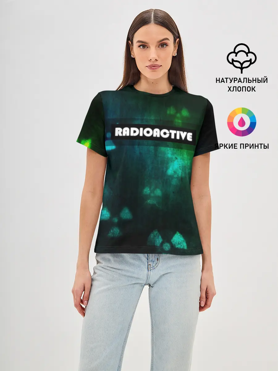 Женская базовая футболка / RADIOACTIVE