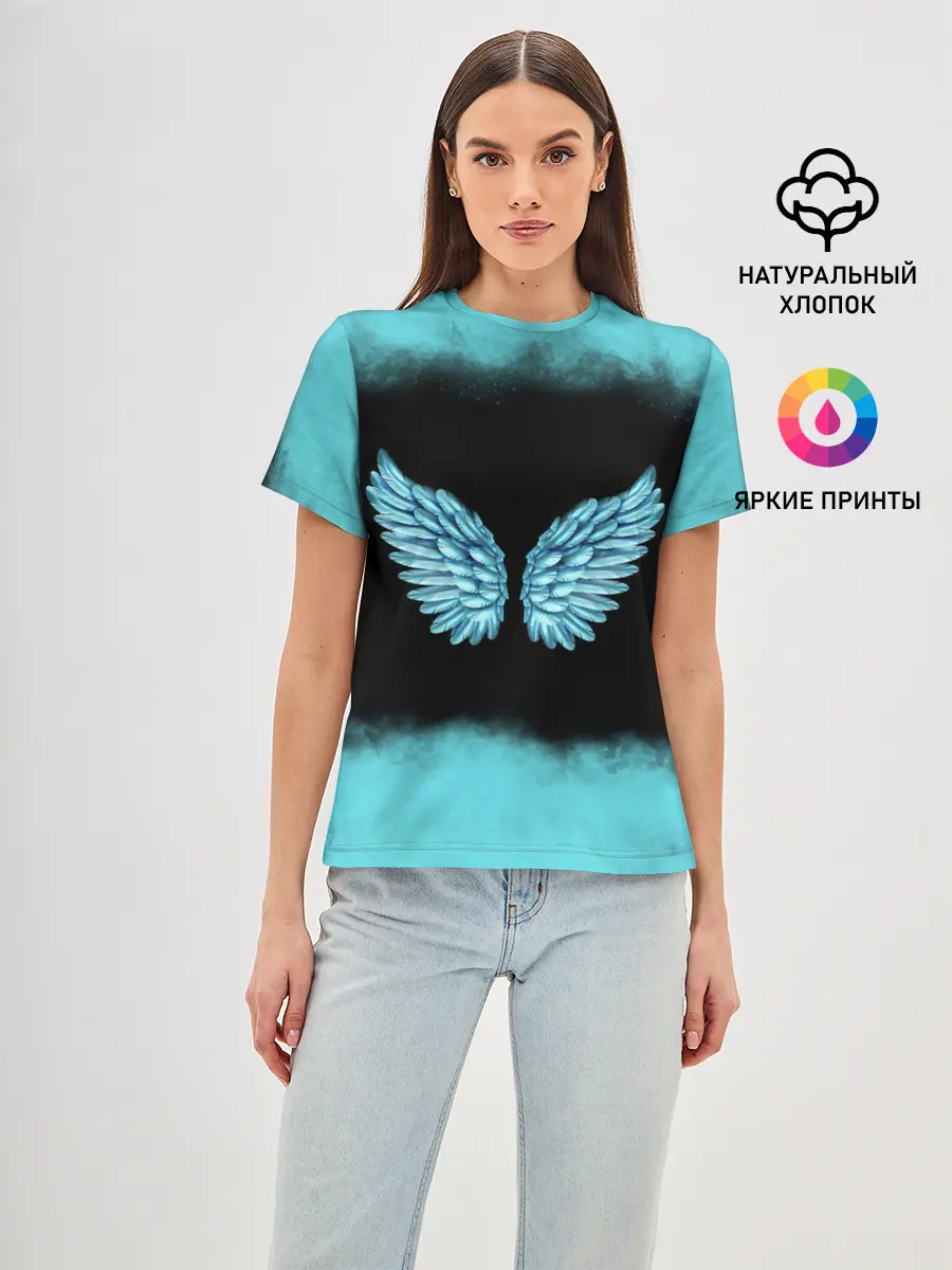 Женская базовая футболка / Крылья Ангела