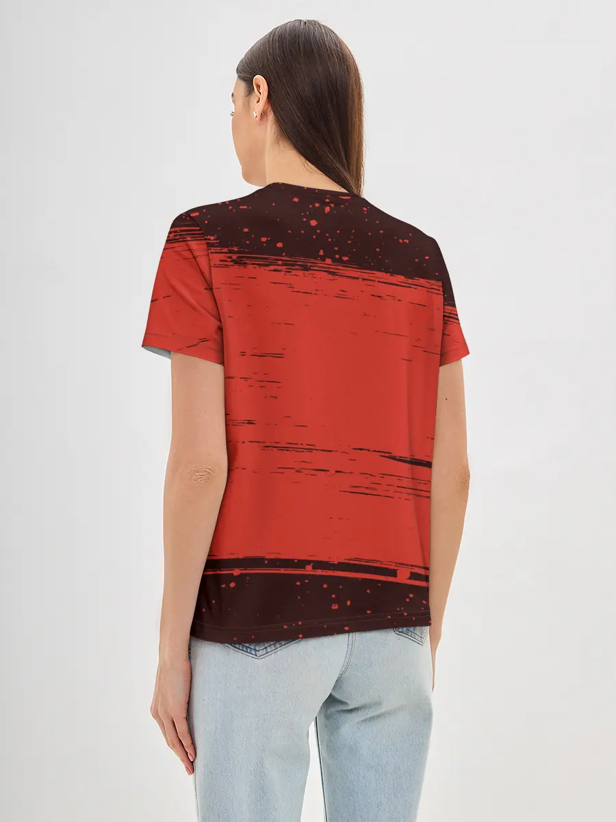 Женская базовая футболка / ФУТБОЛ РОССИЯ / Russia