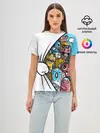 Женская базовая футболка / Монстрики