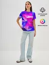 Женская базовая футболка / NEON POLYGON