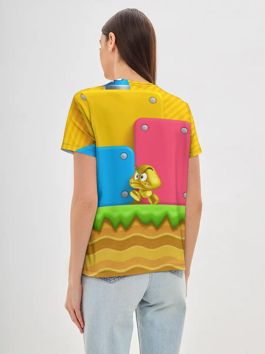 Женская базовая футболка / Супер Марио