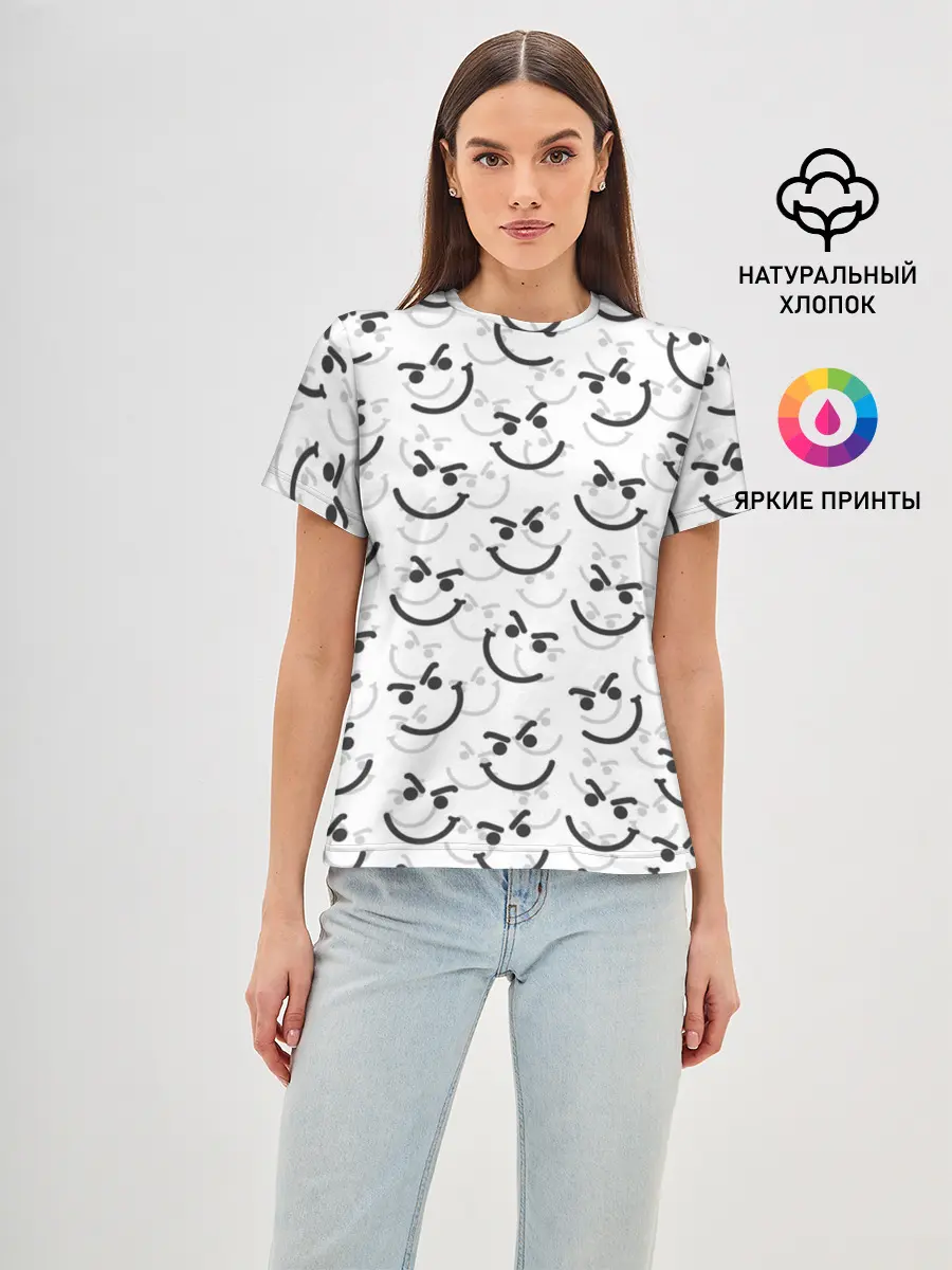 Женская базовая футболка / BON JOVI HAVE A NICE DAY