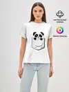 Женская базовая футболка / Панда В Кармане