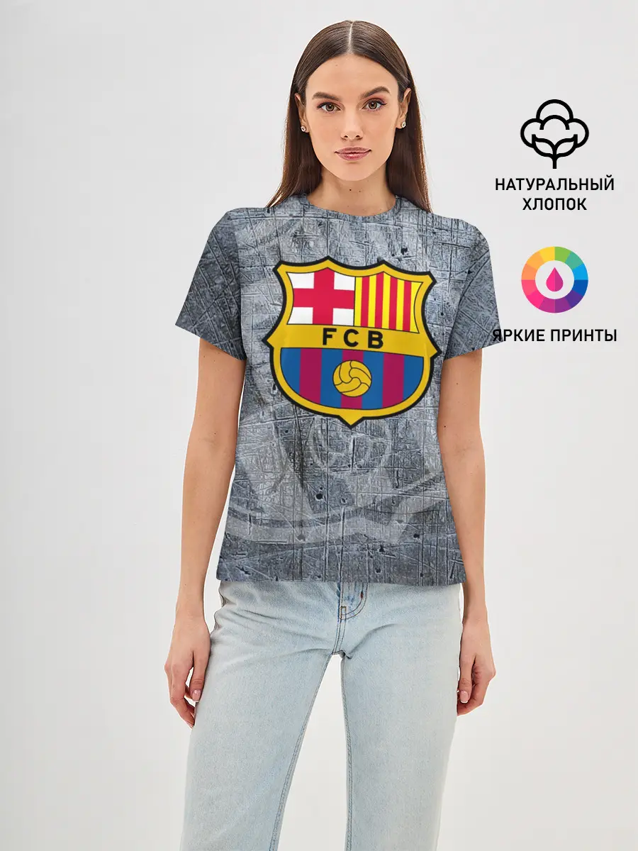 Женская базовая футболка / Barcelona