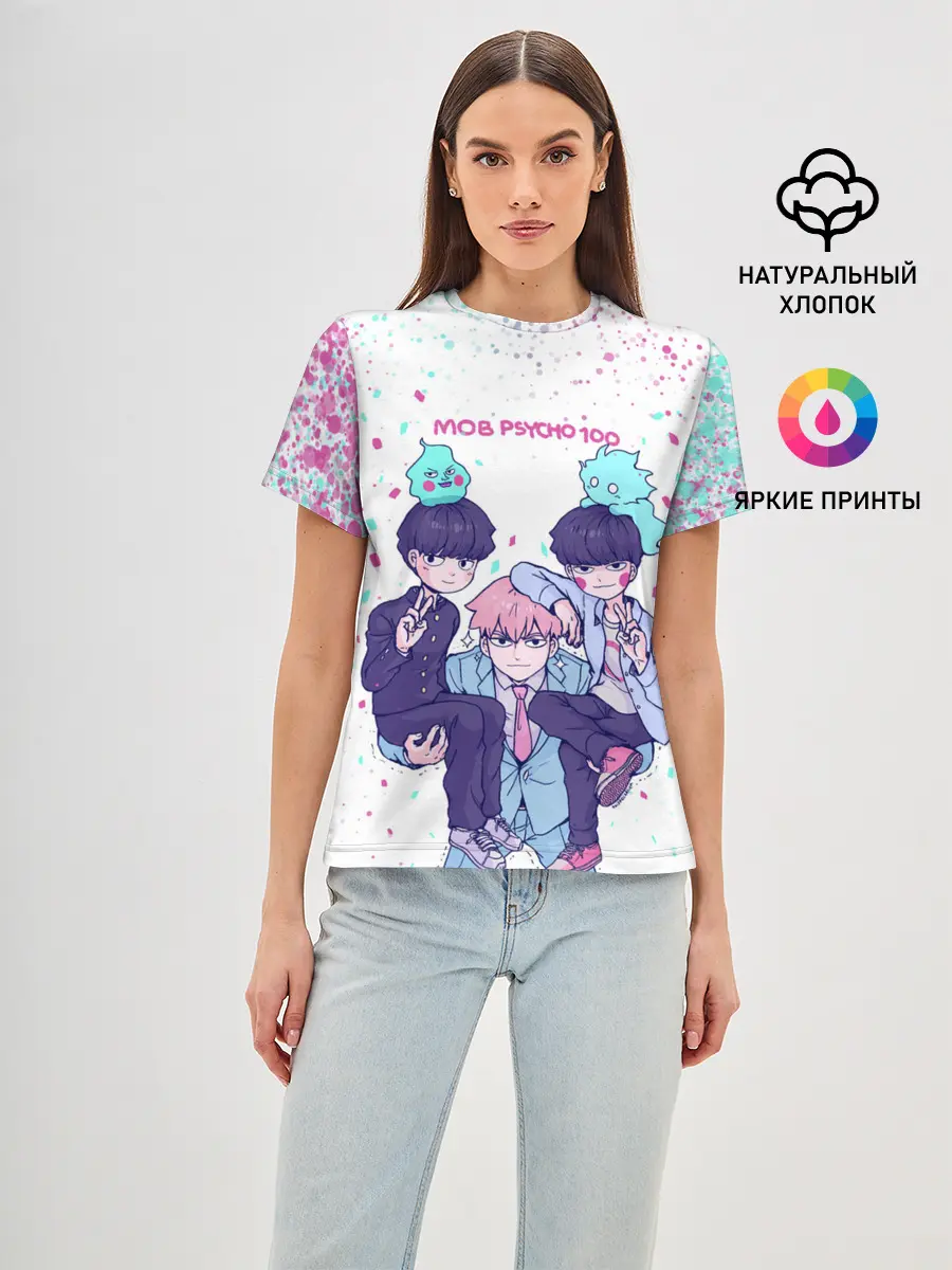 Женская базовая футболка / Рейген | Кагеяма | Моб 100