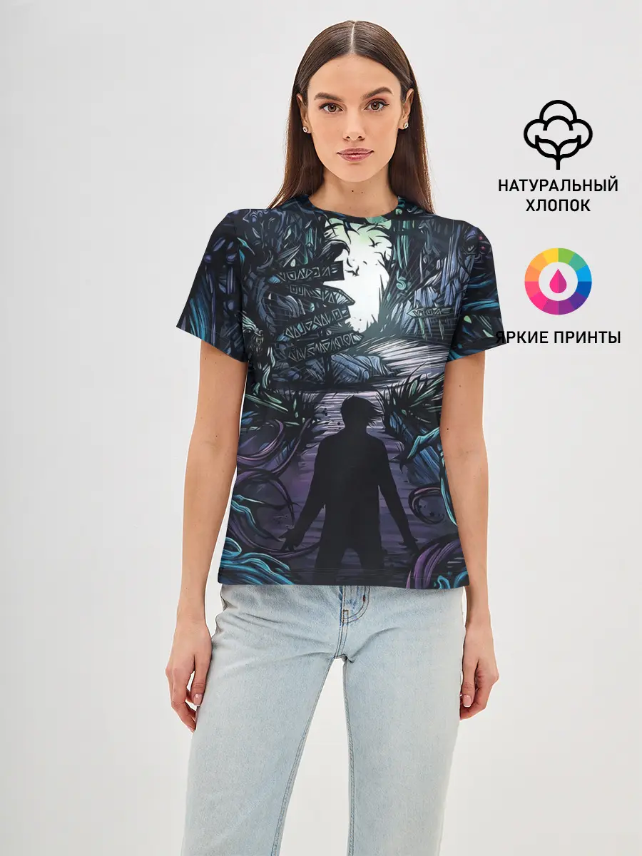 Женская базовая футболка / Мистический Лес