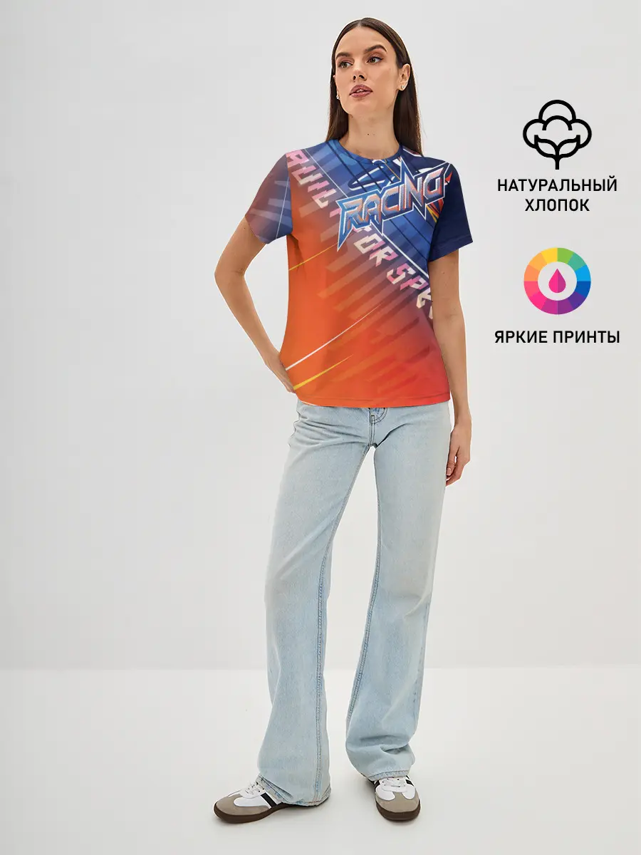 Женская базовая футболка / Форма для мотокросса FOX