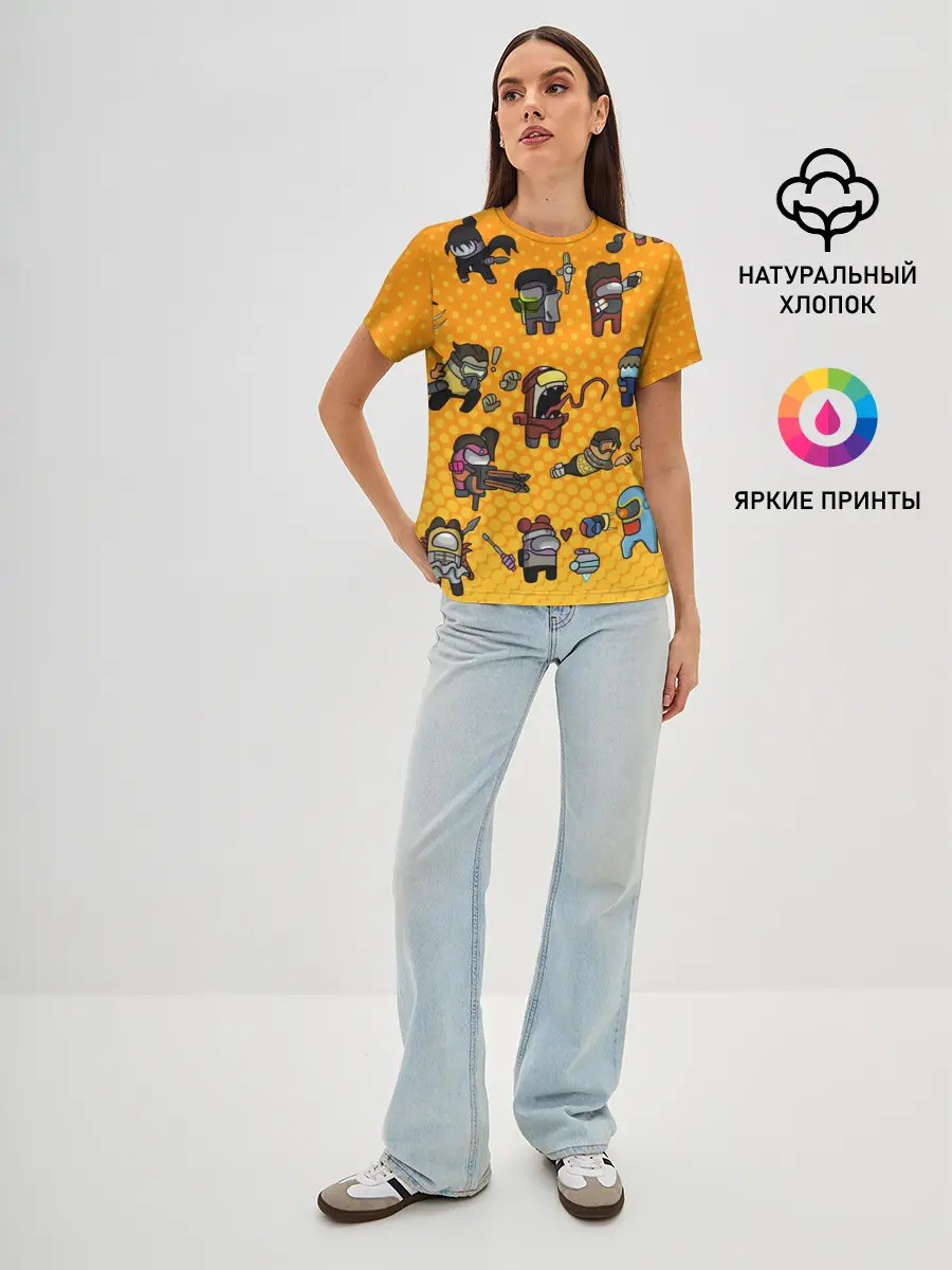 Женская базовая футболка / Among Us