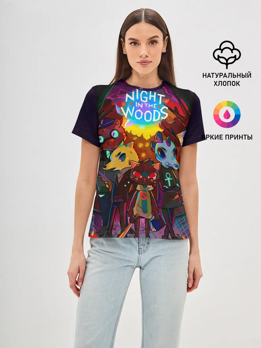 Женская базовая футболка / Night in the Woods