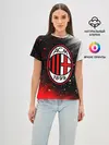 Женская базовая футболка / AC MILAN / МИЛАН