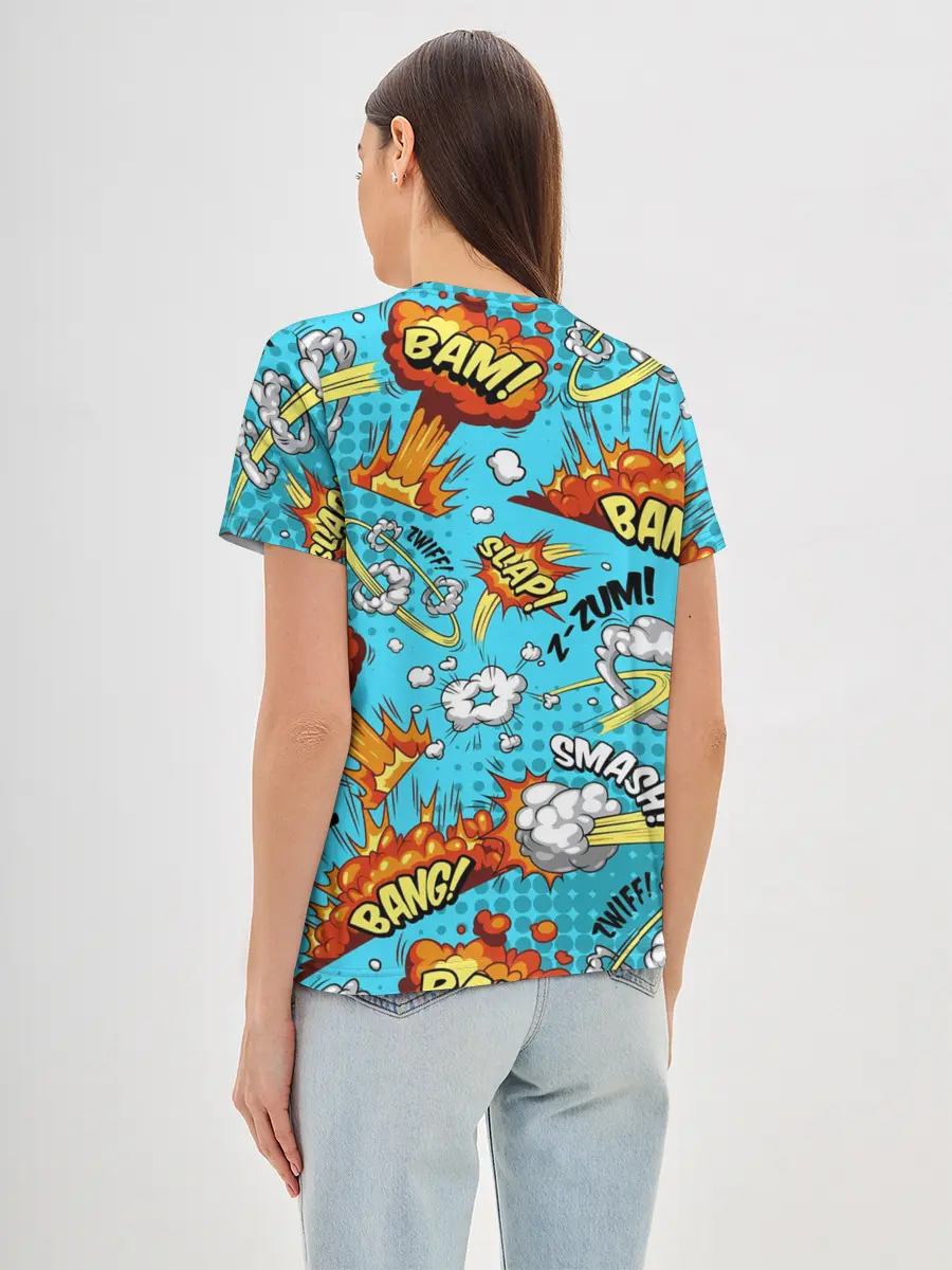 Женская базовая футболка / COMICS ART