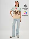 Женская базовая футболка / Puglie Pug Like