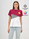 Женская базовая футболка / AS Roma | Red Design 21/22