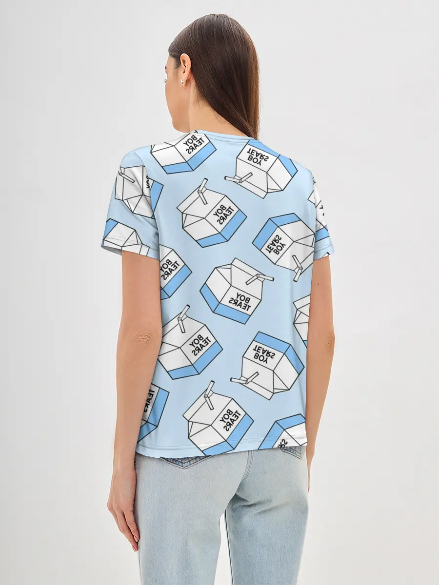 Женская базовая футболка / СЛЕЗЫ МАЛЬЧИКОВ