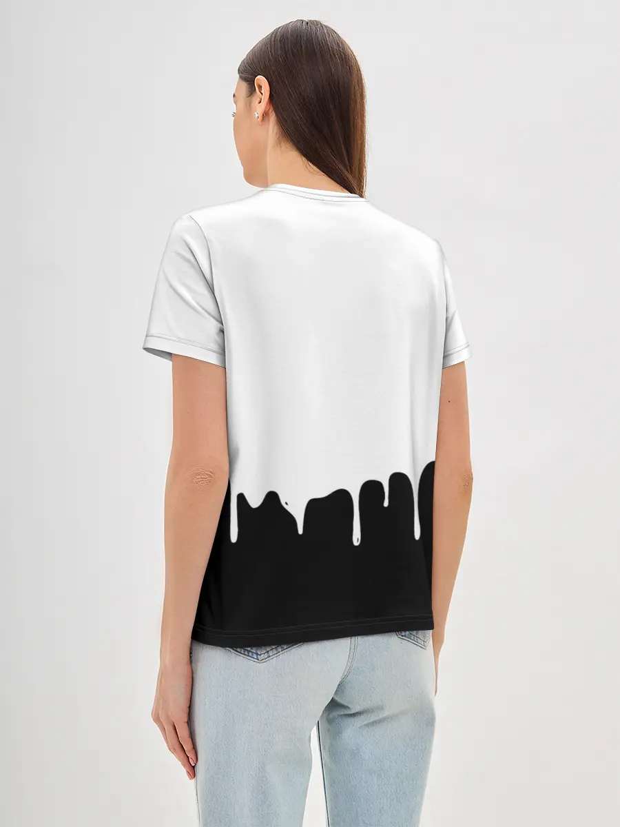 Женская базовая футболка / Игра в кальмара