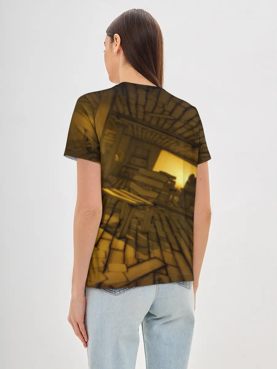 Женская базовая футболка / Bendy and the ink machine