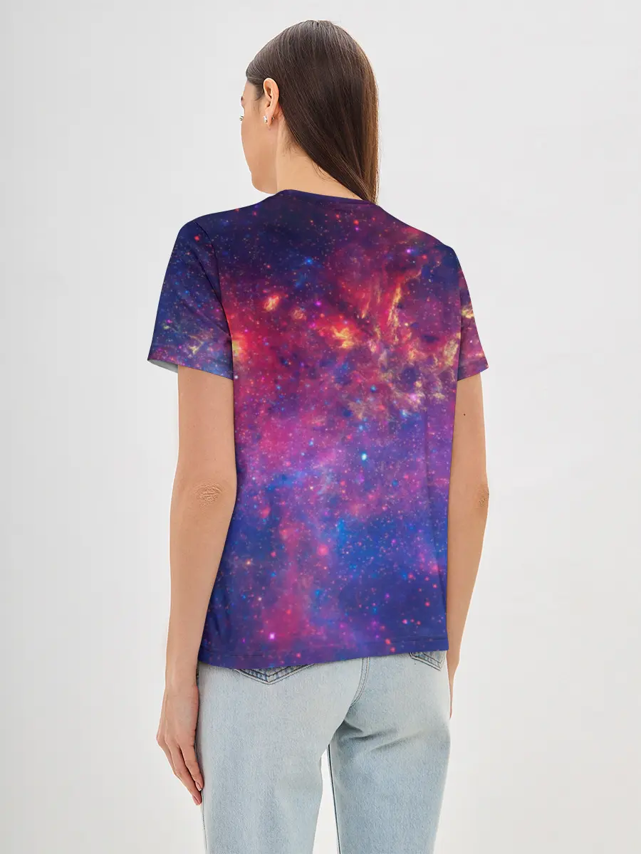 Женская базовая футболка / Космос