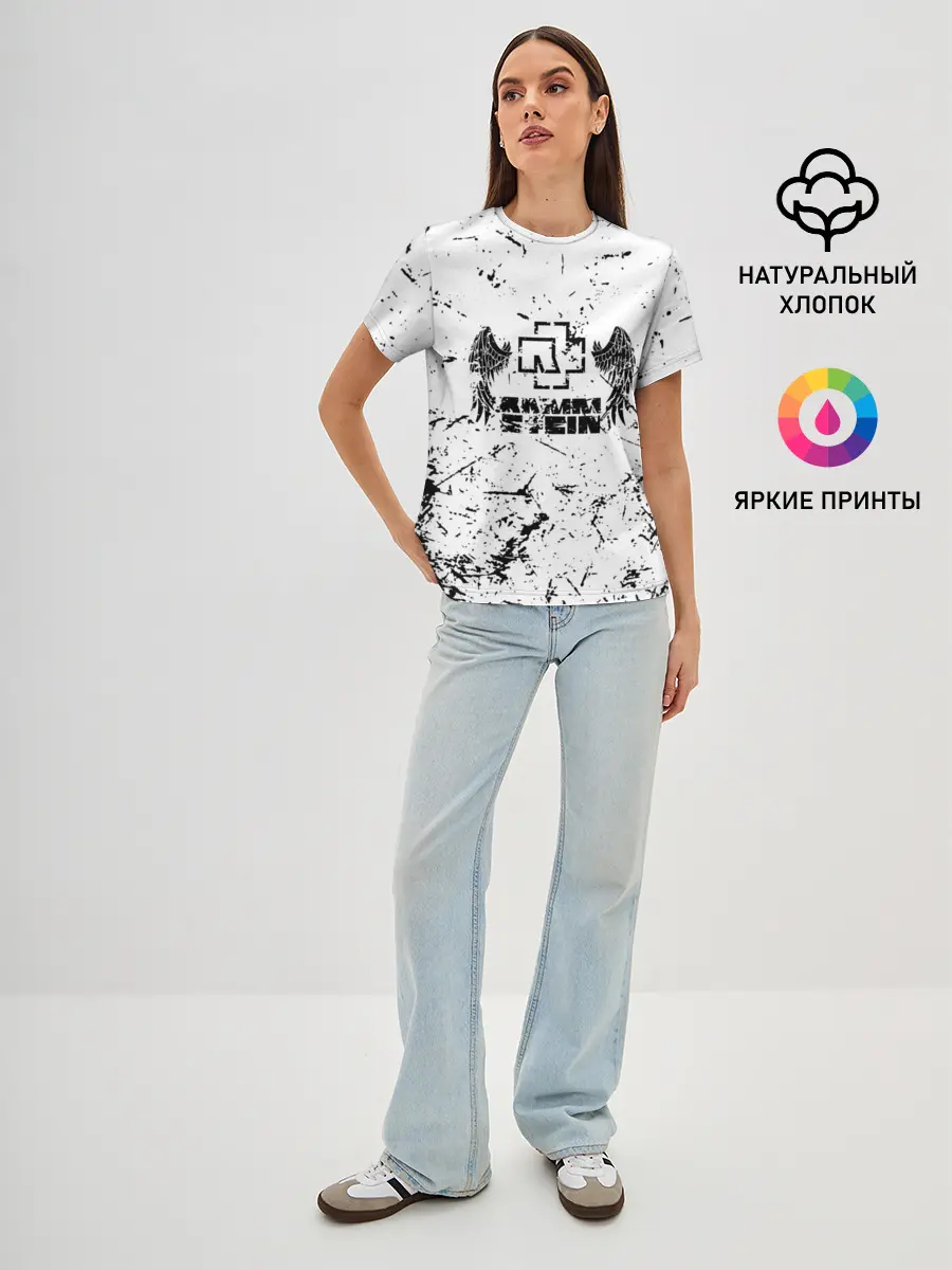 Женская базовая футболка / RAMMSTEIN