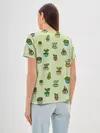 Женская базовая футболка / Веселый кактус