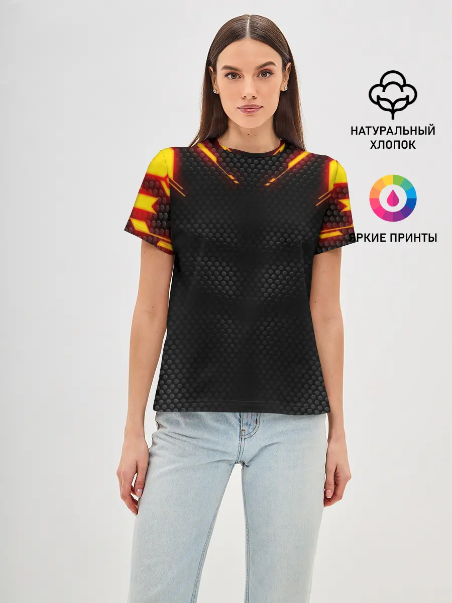 Женская базовая футболка / CYBERPUNK 2077