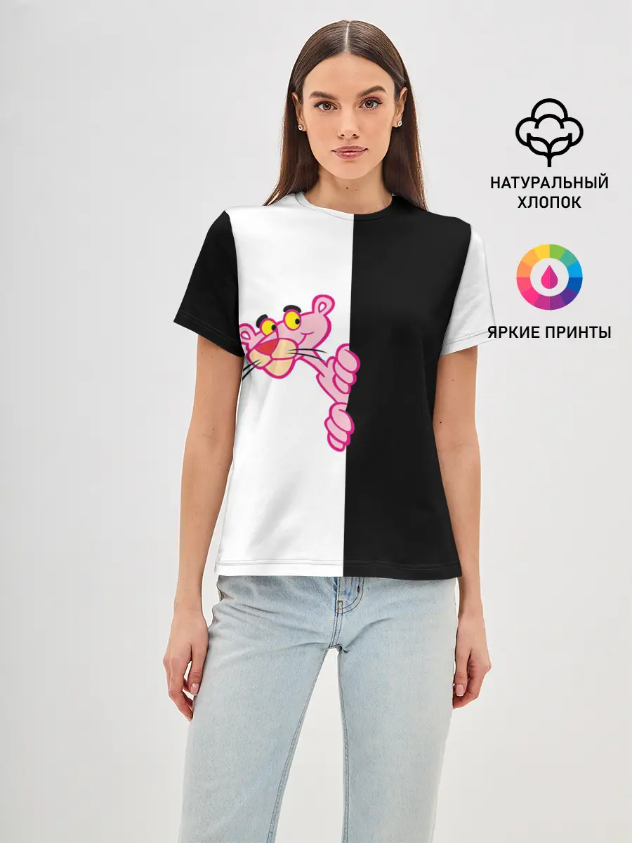 Женская базовая футболка / Пантера