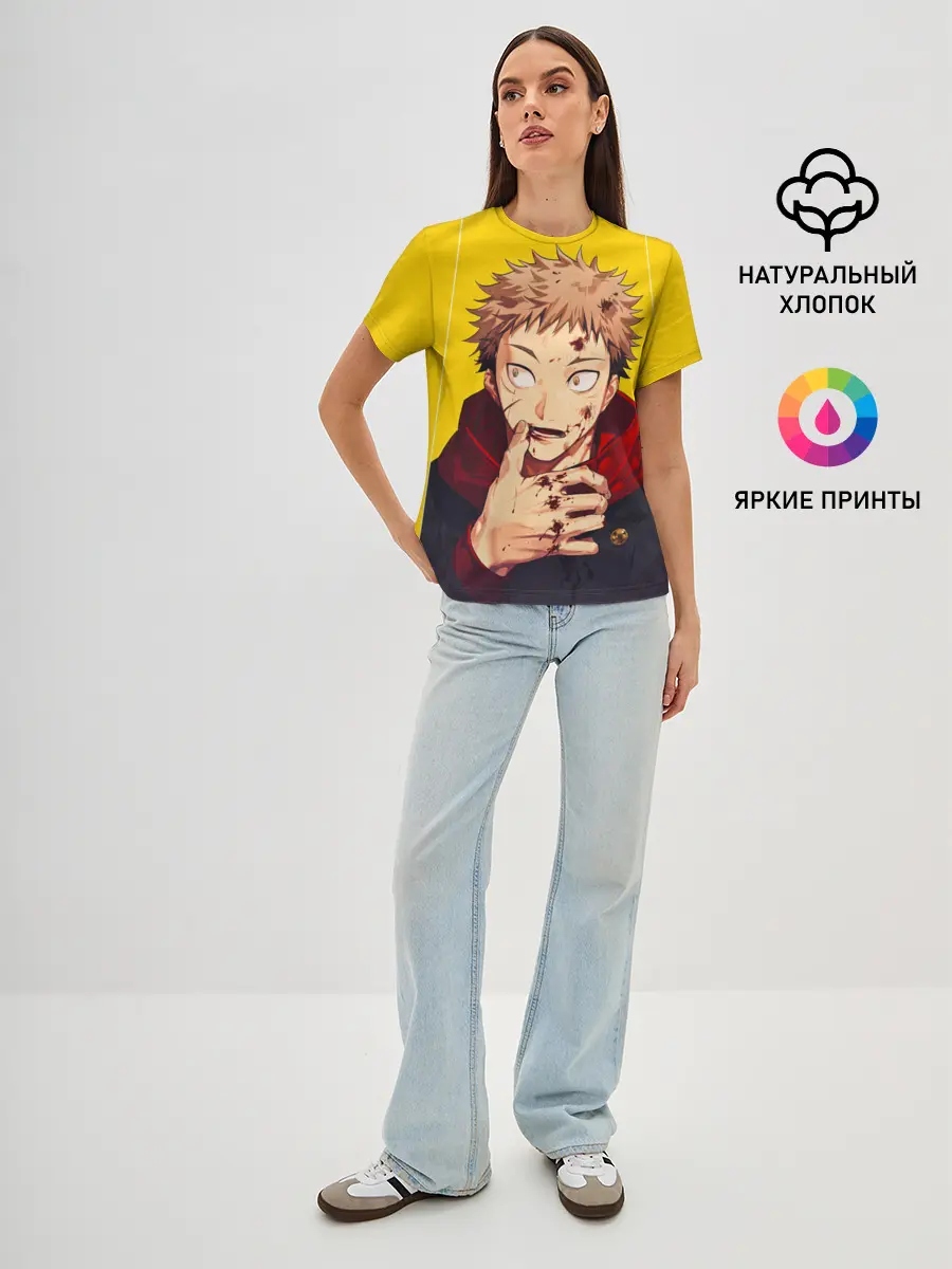 Женская базовая футболка / Магическая битва | Jujutsu kai