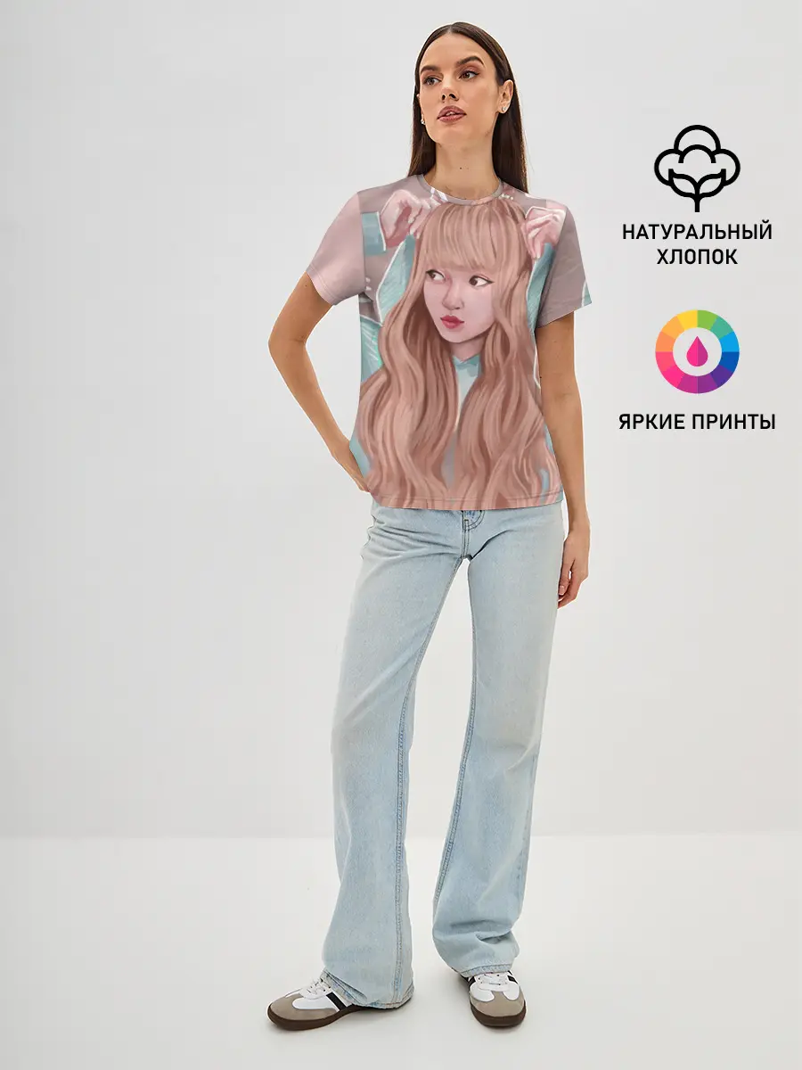 Женская базовая футболка / Лиса Манобан